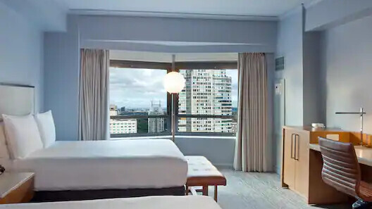 Skyline Room Two Double Beds