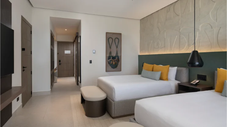 Tropical View Room – 1 King / 2 Queen Beds