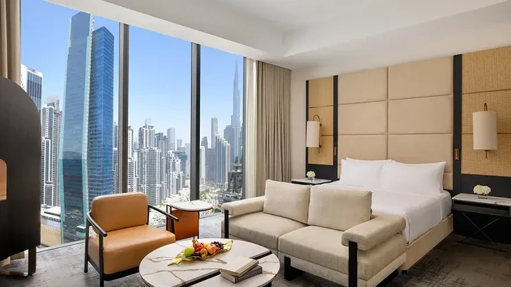 Luxury Burj Khalifa View Room