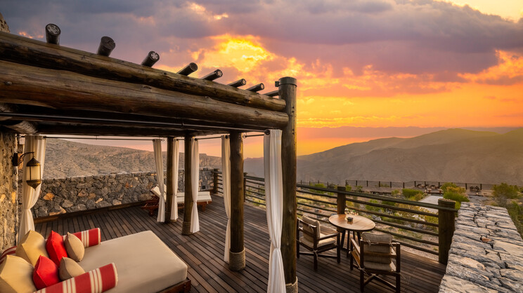 Alila Terrace with Jabal View