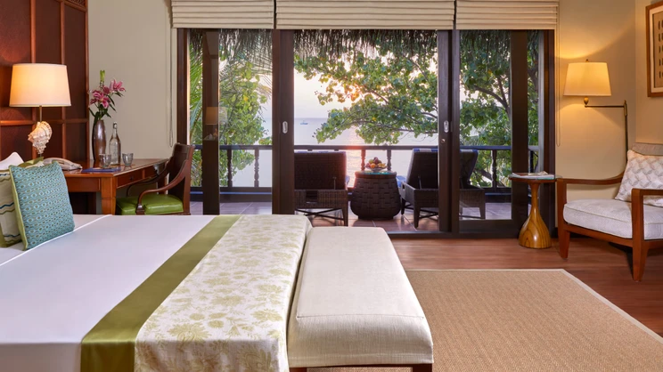 Two-Bedroom Sunset Beachfront Suite with Pool