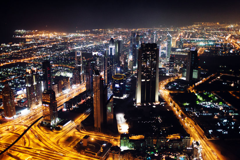 At The Top Of The Burj Khalifa the tallest building in the world