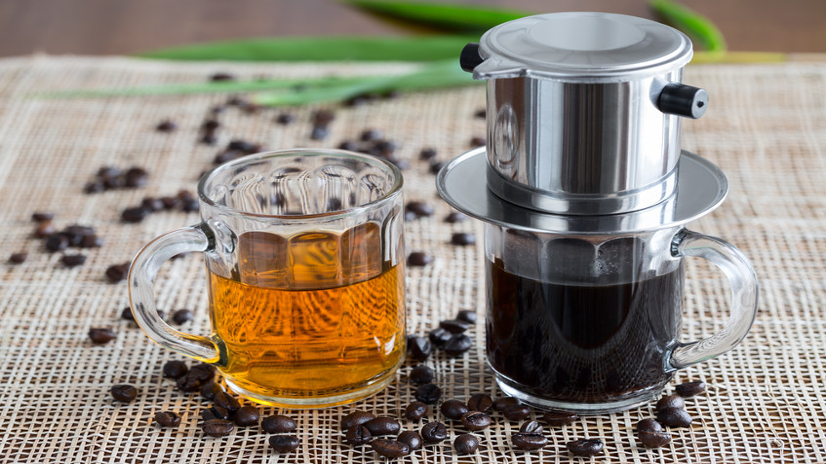 Green Tea and Vietnamese Coffee