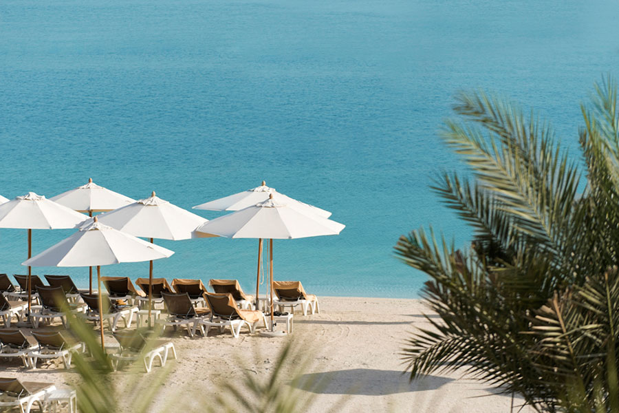 Sunbathing in Ras Al Khaimah