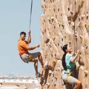 Indoor rock climbing Abu Dhabi