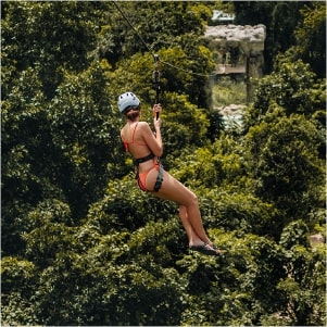 Ziplining in the Dominican Republic