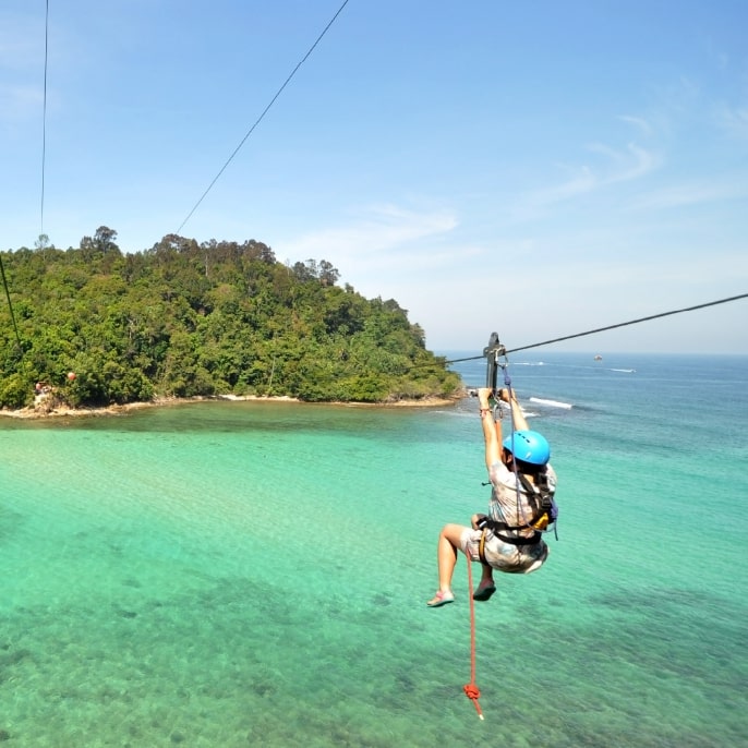 Malaysia zipline