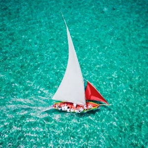 Yacht in Mauritius