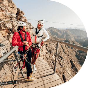 Couple In Ras Al Khaimah Mountains