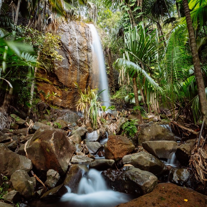 Hike through mountainous landscapes