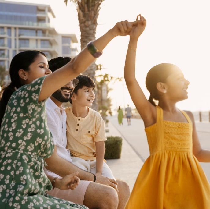 Family in Abu Dhabi