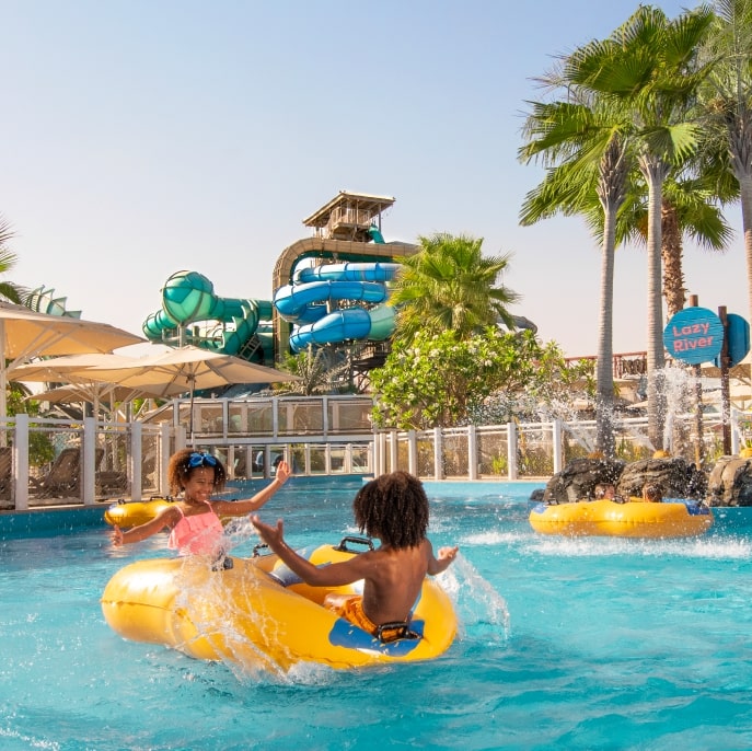 Dubai kids swimming fun