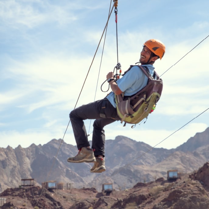 Ziplining, Dubai holidays